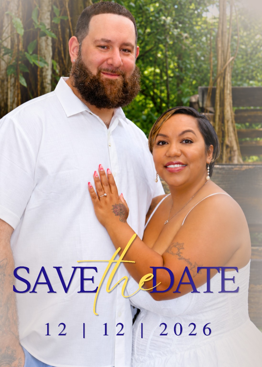 Save the Date portrait